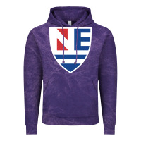 Cloud Purple new england college shield vectorized Vintage Hoodie - linhVisuals
