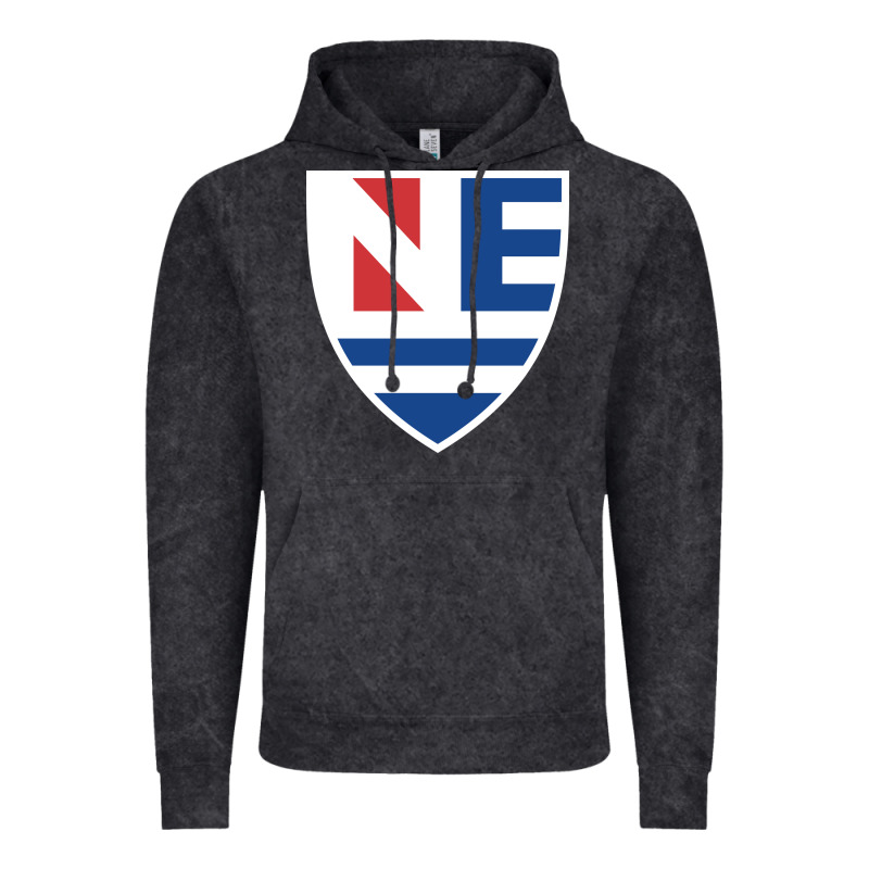 New England College Shield Vectorized Vintage Hoodie by linhVisuals | Teevron