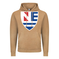 Vintage Camel new england college shield vectorized Vintage Hoodie - linhVisuals