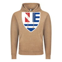 Vintage Coffee new england college shield vectorized Vintage Hoodie - linhVisuals