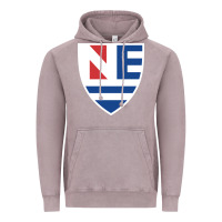 Vintage Zinc new england college shield vectorized Vintage Hoodie - linhVisuals
