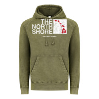 Vintage Olive hawaii islands north shore haleiwa vintage style t shirt Vintage Hoodie - linhVisuals