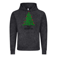 Vintage Black hawaiian christmas tree mele kalikimaka hawaii tropical t shirt Vintage Hoodie - linhVisuals