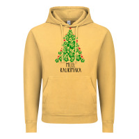 Vintage Mustard hawaiian christmas tree mele kalikimaka hawaii tropical t shirt Vintage Hoodie - linhVisuals