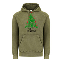 Vintage Olive hawaiian christmas tree mele kalikimaka hawaii tropical t shirt Vintage Hoodie - linhVisuals