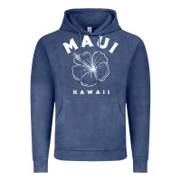 Vintage Denim hawaii flower for women hibiscus maui hawaii t shirt Vintage Hoodie - linhVisuals