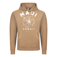 Vintage Coffee hawaii flower for women hibiscus maui hawaii t shirt Vintage Hoodie - linhVisuals