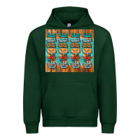 Forest Green gobble gobble gobble Urban Hoodie - Jasminsmagicworld