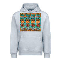 Heather Grey gobble gobble gobble Urban Hoodie - Jasminsmagicworld