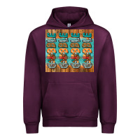 Mauve Wine gobble gobble gobble Urban Hoodie - Jasminsmagicworld