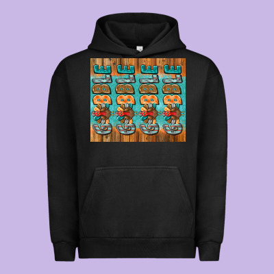 Gobble Gobble Gobble Urban Hoodie Designed By Jasminsmagicworld