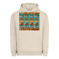 Pigment French Oak gobble gobble gobble Urban Hoodie - Jasminsmagicworld