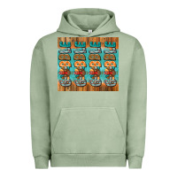 Pigment Oil Green gobble gobble gobble Urban Hoodie - Jasminsmagicworld