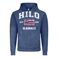 Vintage Denim hilo hawaii hi vintage state athletic style t shirt Vintage Hoodie - linhVisuals