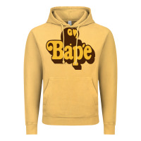 Vintage Mustard baby bape Vintage Hoodie - linhVisuals