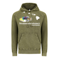 Vintage Olive humuhumunukunukuapua'a hawaii state fish t shirt Vintage Hoodie - linhVisuals