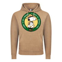 Vintage Coffee beagle scout patrol wood badge Vintage Hoodie - linhVisuals