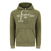 Vintage Olive math teacher integral of life happiness time geeky math Vintage Hoodie - linhVisuals