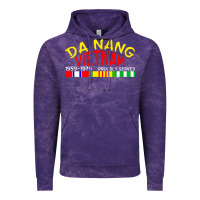 Cloud Purple da nang vietnam war veteran military Vintage Hoodie - linhVisuals