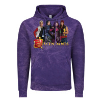 Cloud Purple descendants poster Vintage Hoodie - linhVisuals