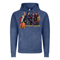 Vintage Denim descendants poster Vintage Hoodie - linhVisuals