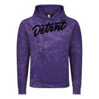 Cloud Purple DETROIT Vintage Hoodie - linhVisuals