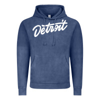 Vintage Denim DETROIT Vintage Hoodie - linhVisuals