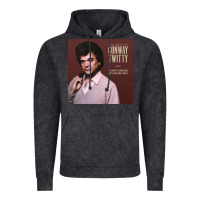 Vintage Black conway twitty the best of conway Vintage Hoodie - linhVisuals