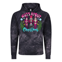 Cloud Black Nuts About Christmas Vintage Hoodie - CowhideDigitalArt