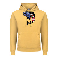 American Cod Fish Design Fishing Lover Fisherman Usa Premium Vintage Hoodie | Teevron