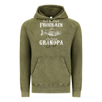 Vintage Olive mens only the finest fishermen grandad premium Vintage Hoodie - linhVisuals