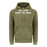 Vintage Olive april fools day for teacher ha ha made you read premium Vintage Hoodie - linhVisuals