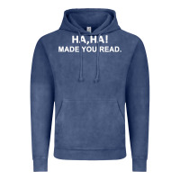 Vintage Denim april fools day for teacher ha ha made you read premium Vintage Hoodie - linhVisuals