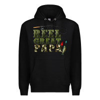 Black reel great papa Premium Hoodie - Artiststas