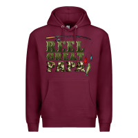 Burgundy reel great papa Premium Hoodie - Artiststas