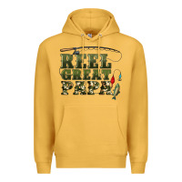 Mustard reel great papa Premium Hoodie - Artiststas