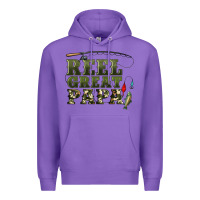 Purple reel great papa Premium Hoodie - Artiststas