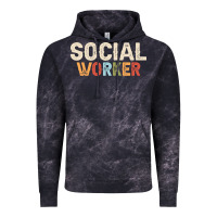 Cloud Black Social Worker Job Occupation Funny Birthday Vintage Hoodie - linhVisuals