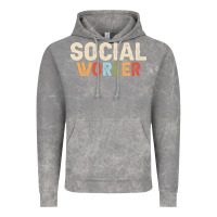 Cloud Rock Social Worker Job Occupation Funny Birthday Vintage Hoodie - linhVisuals