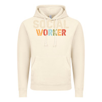 Vintage Artic Social Worker Job Occupation Funny Birthday Vintage Hoodie - linhVisuals
