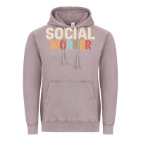 Vintage Zinc Social Worker Job Occupation Funny Birthday Vintage Hoodie - linhVisuals