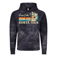 Cloud Black costa rica retro beach vacation costa rica souvenir beach t shirt Vintage Hoodie - linhVisuals