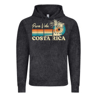 Vintage Black costa rica retro beach vacation costa rica souvenir beach t shirt Vintage Hoodie - linhVisuals