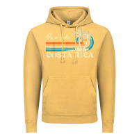 Vintage Mustard costa rica retro beach vacation costa rica souvenir beach t shirt Vintage Hoodie - linhVisuals