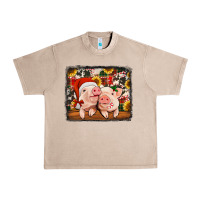 French Oak christmas pigs Urban Heavy Tee - Jasminsmagicworld