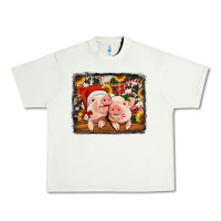 Pistachio christmas pigs Urban Heavy Tee - Jasminsmagicworld