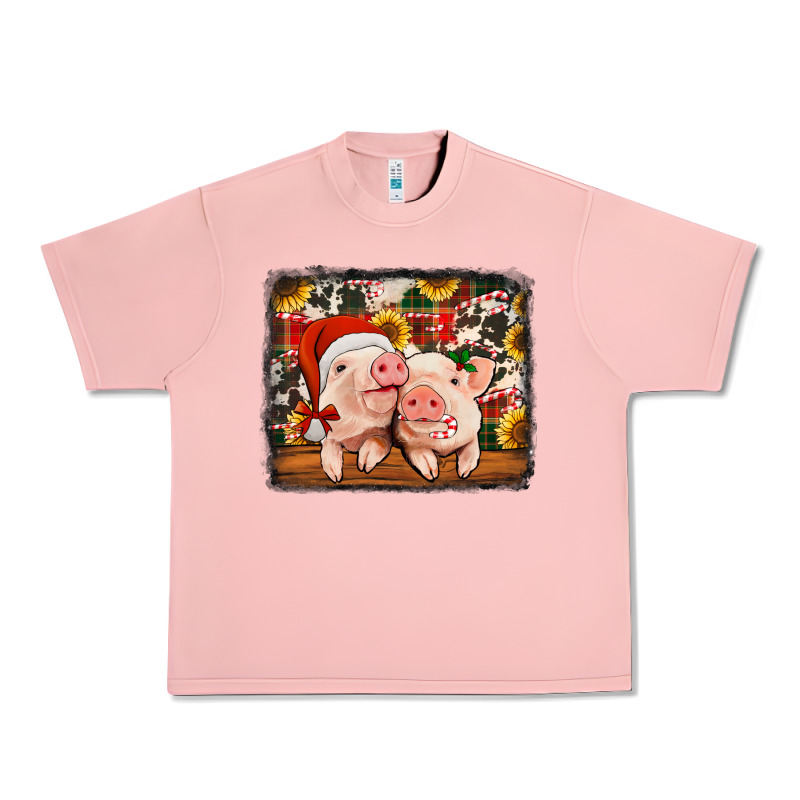 Christmas Pigs Urban Heavy Tee by Jasminsmagicworld | Teevron