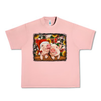 Salmon christmas pigs Urban Heavy Tee - Jasminsmagicworld