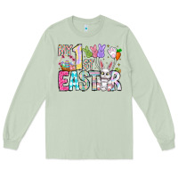 Matcha My 1st Easter Long Sleeve Tee - CowhideDigitalArt
