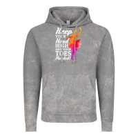 Cloud Rock ballet dancer keep head high toes pointed ballerina teacher Vintage Hoodie - linhVisuals